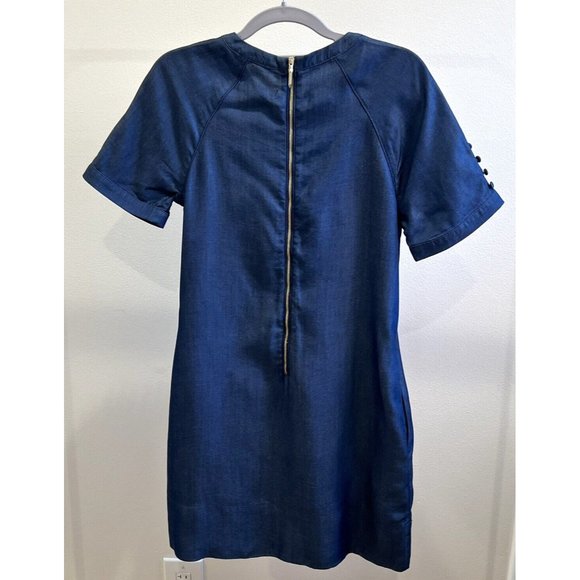 Ted Baker London Shift Dress Navy Blue Size Ted 1 US 4 Retail $295 - Picture 12 of 15